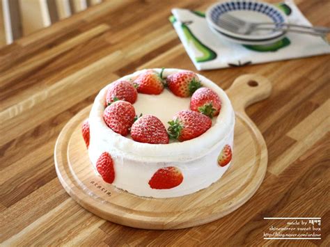 딸기 케이크 만들기